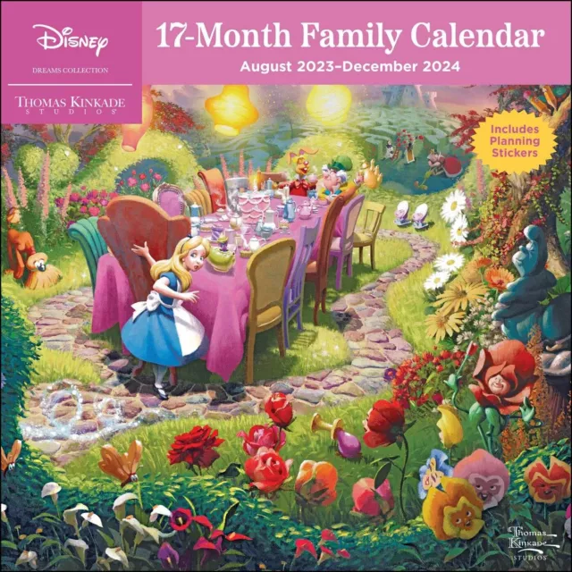 THOMAS KINKADE DISNEY 2024 Wall Calendar Brand New 883645 16.95