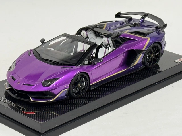Miniature MR Collection 1/18 Lamborghini Aventador Balboni, édition Bleue LAMBO06RL