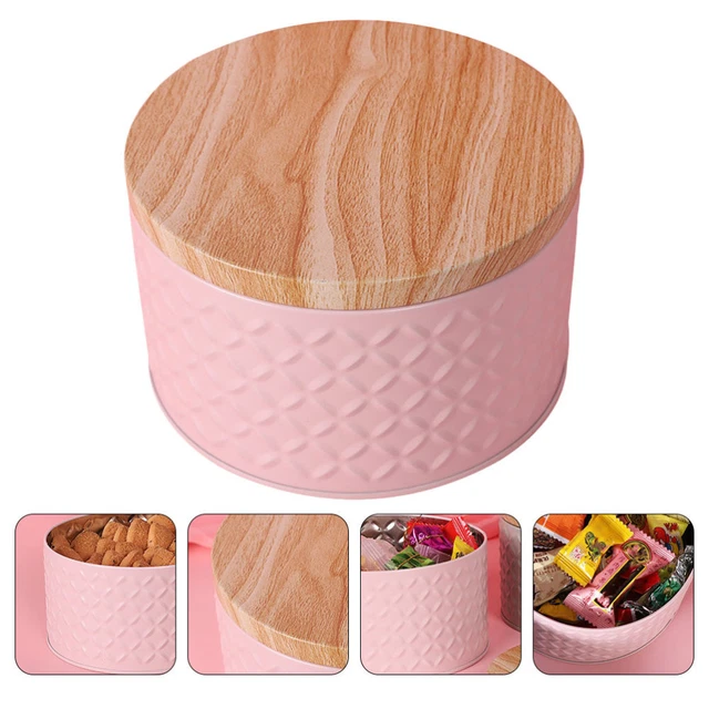 Caja de dulces de hierro para golosinas horneadas caja de galletas