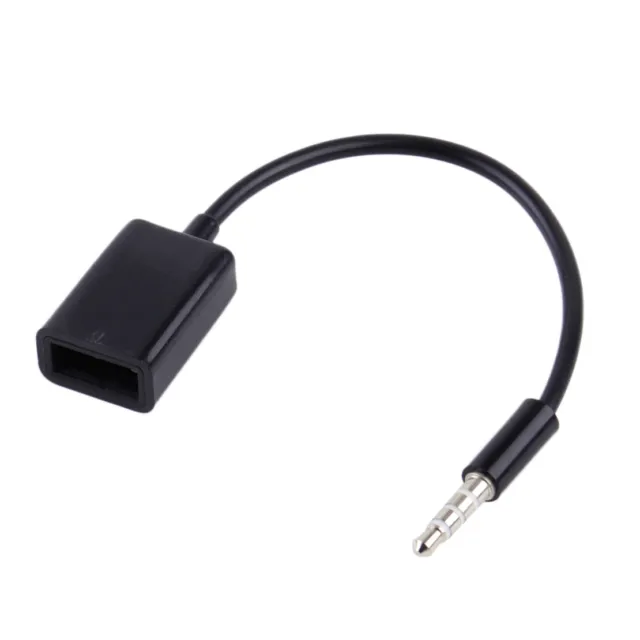 3.5mm Männlicher AUX zu USB Adapter, USB 2.0 Auf Klinkenstecker Audio  Konverter Adapter Stereo Kabel Plug Jack, für MP3, DVD Audio, Autoradios  etc: : Elektronik & Foto