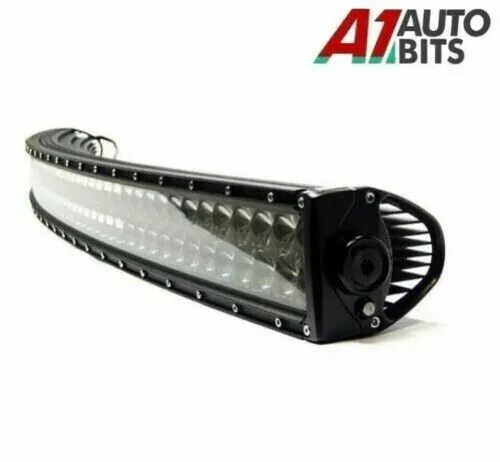 Barra de luz de trabajo LED curva 42" 12 V 24 V techo todoterreno SUV lámpara súper brillante