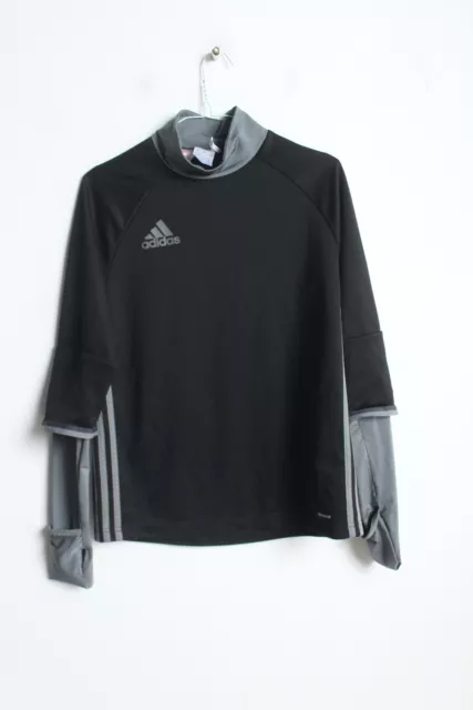 Maglione sportivo Adidas Climacool bambini baselayer - nero - taglia 13 14 (96 g)
