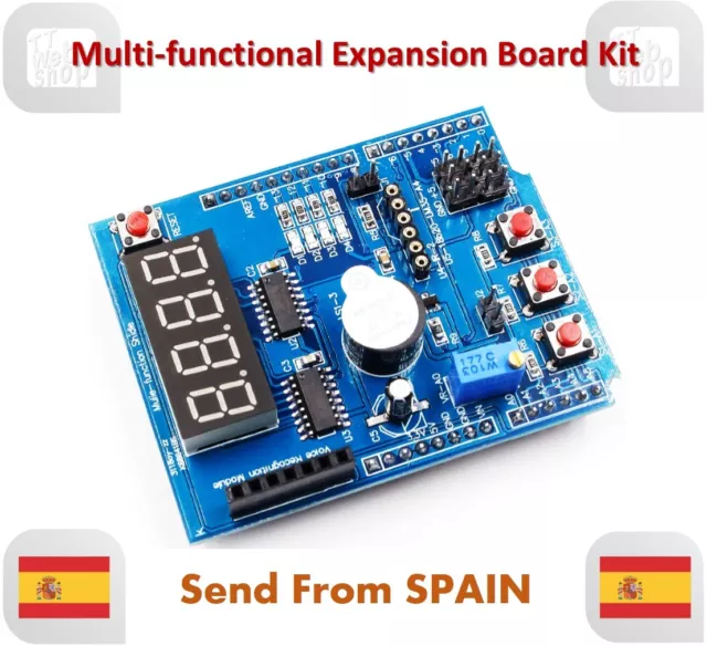 Multifunctional Multi-functional Expansion Board Kit Based Learning for Arduino