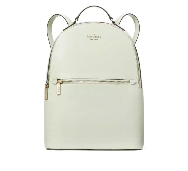 Kate Spade Perry Saffiano Leather Light Olive Large Backpack KG028 $379