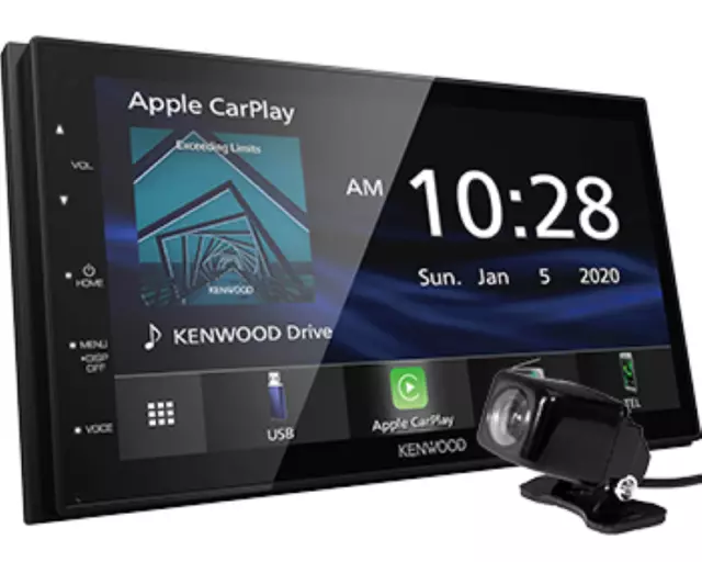 Kenwood DMX4707S 6.8" Multimedia Receiver CarPlay & Android Auto + Backup Camera