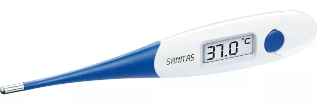 sanitas SFT 11/1 Express Fieberthermometer Speicherfunktion flexible Messspitze