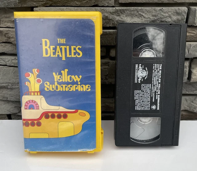 Yellow Vhs Shell BEATLES, THE - Yellow Submarine 1999 VHS Yellow Clamshell John Paul ...