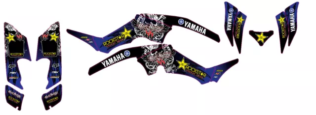 Fits Yamaha Raptor 350 graphic kit sticker decals atvgraphics mxgraphcis