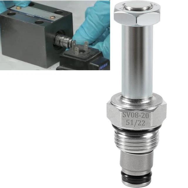 Replace Part for SV08-20-0-N-00 Solenoid Operated Spool Cartridge Valve
