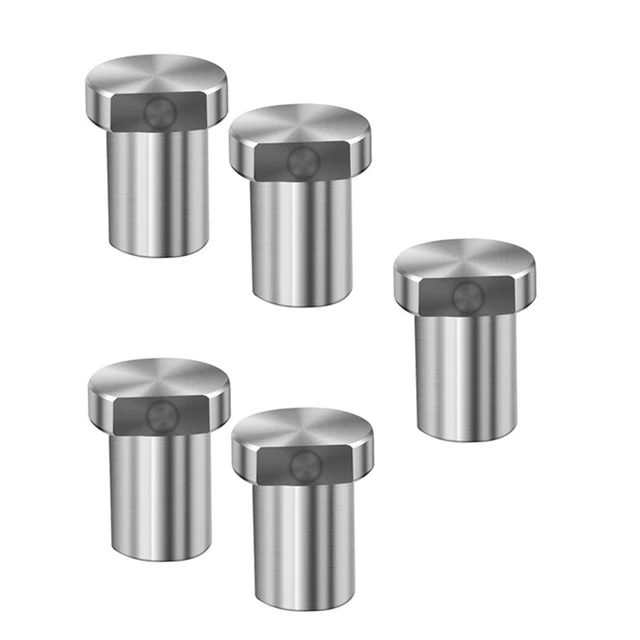5 Uds Banco de Trabajo de Acero Inoxidable Peg Freno Topes Abrazadera 20Mm MesE1