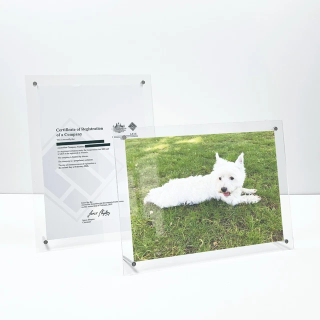 Photo Frames Picture Frame Advertising Sign Holder Art Display TableTop Stand