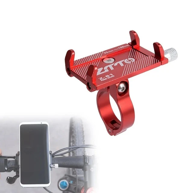 Support Téléphone Moto/vélo Universel 360° - Compatible 4-7,1 Pouces, Tube 15-34mm | Fibre De Carbone, Verrouillage Une Main, Résistant Aux Chocs