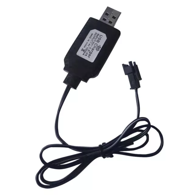 Universal Li-ion Battery Charger 7.4V Power Cord USB Charging Cable
