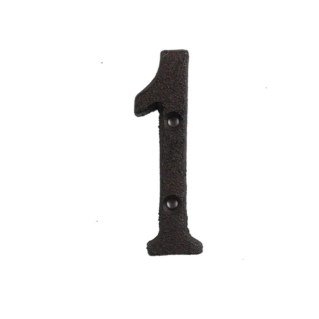 House Address Sign Metal Alphabet Retro Metal Letters Iron Cast Numbers