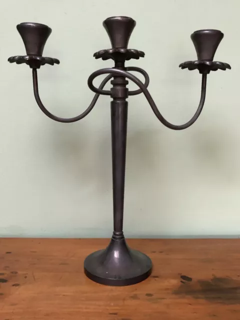 Beautiful Decorative Antique Victorian Silver Plated Candelabra Candlestick