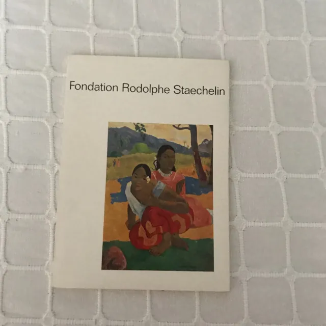Catalogue expo fondation R Staechelin de Corot à Picasso 1964