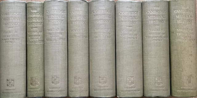 The Cambridge Medieval History by J. B. Bury (1924-36) [8 Volumes + Maps]