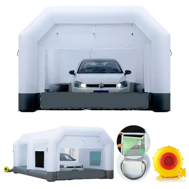 28X16.5X10FT Inflatable Paint Spray Booth Car Portable Paint Booth