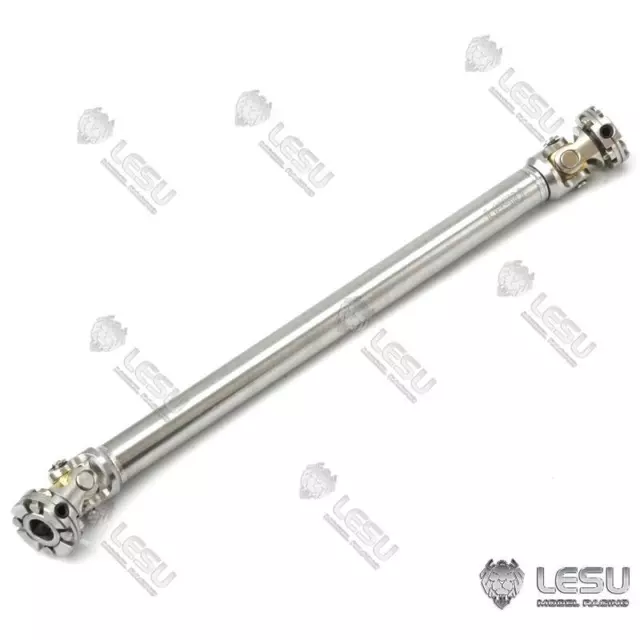 LESU RC 1PC 150-190MM Metal Flange CVD Drive Shaft For 1/14 Tamiye Tractor Truck