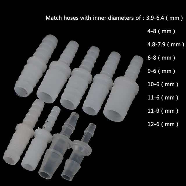 3 piezas junta de pagoda conector de tubería de plástico manguera conector de tubería accesorios adaptados H-hf