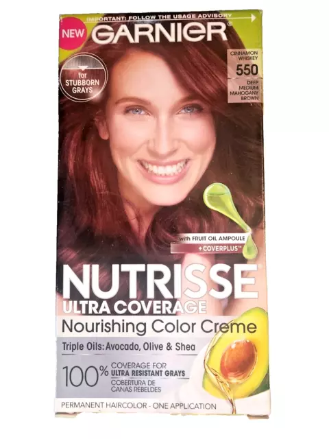 Garnier Nutrisse Nourishing Permanent Hair Color Cinnamon Whiskey #550