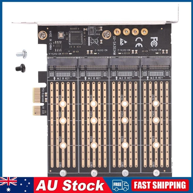 Nvme Pic Riser SA3034M NVME M.2 to PCI-E 1x Extender for M-Key NVME/B-Key SATA ...