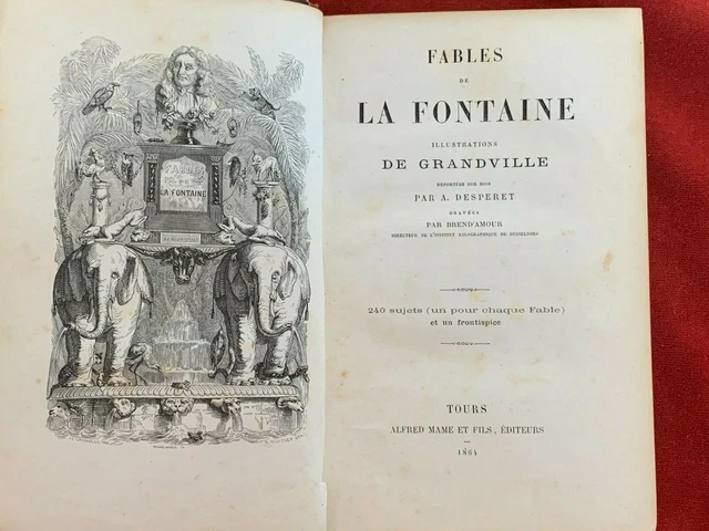 Famous Illustrations of Fables by Jean de La Fontaine