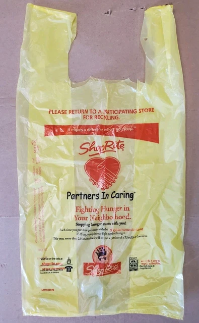 SHOP RITE VINTAGE Plastic Bag PicClick CA