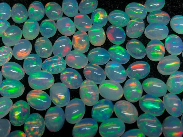 Opal cabochon Lot, AAA Top Grade Natural Opal cabochons, Welo Opal Cabochon