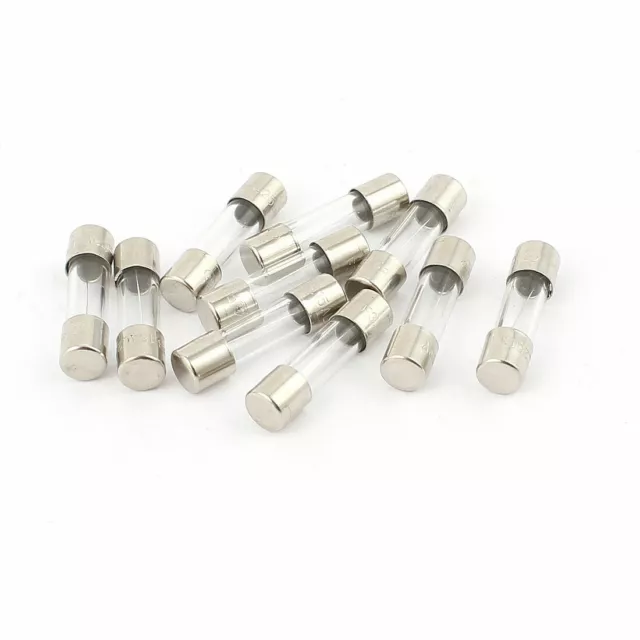 10Pcs 250V Rapide Coup Fusibles Verre Tubes 3.15A courant de coupure 5mmX20mm