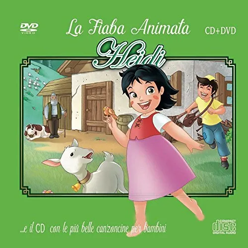 Le Più Belle Canzoncine & Fiabe Cd Audio + DVD di Heidi Idea Regalo per bamb ()