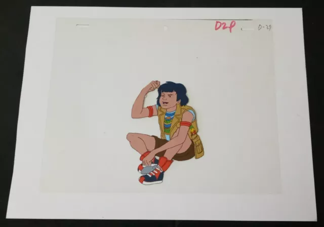 Captain Planet - Production Cel - Ma-Ti Crouched in Anger - 90-96