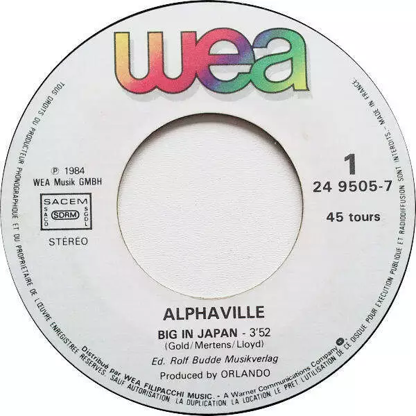 Alphaville - Big In Japan (Vinyl) 3