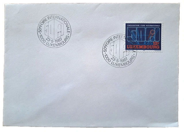 FDC E272 Gedenkmarke Messe 1987