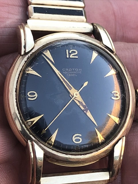 VINTAGE WATCH CROTON AQUAMATIC 360 EL MEN