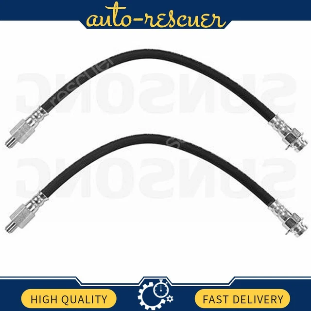 Sunsong Front Brake Hydraulic Hose 2x for 1953 till 1956 Ford Club