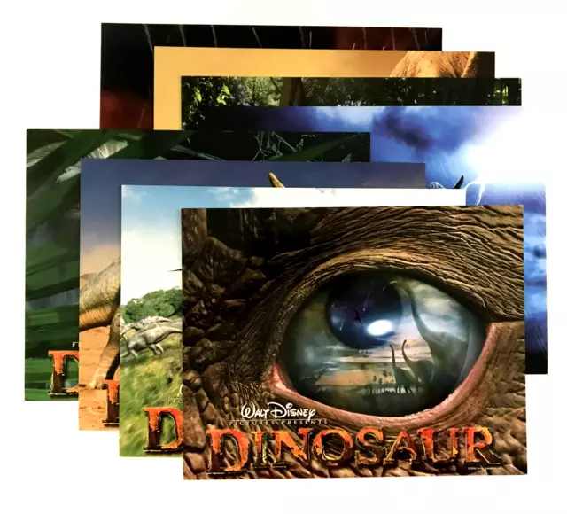 VINTAGE Walt Disney Pictures Presents Dinosaur Poster 25”x55” Double 2  Sided