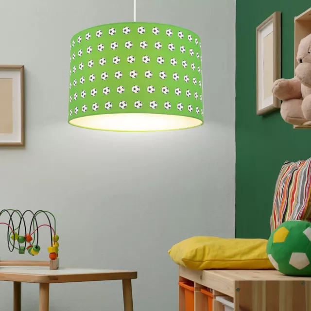 Suspensions Lumière Pendante LED RGB Changement Chambre D'Enfants Lampe Fußball 3