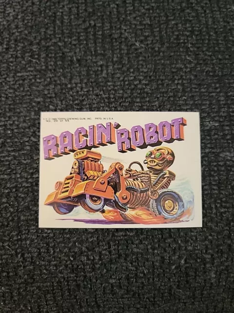 1980 Topps Weird Wheels - Racin' Robot #20 - OC2632