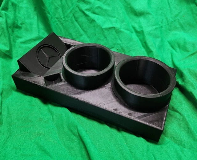 MERCEDES BENZ W123 & W124 & R107 CUP HOLDER w/ PHONE and Coin Slot