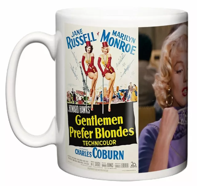 Gentlemen Prefer Blondes Movie Poster Scene 1953 Marilyn Monroe Tea Mug Gift