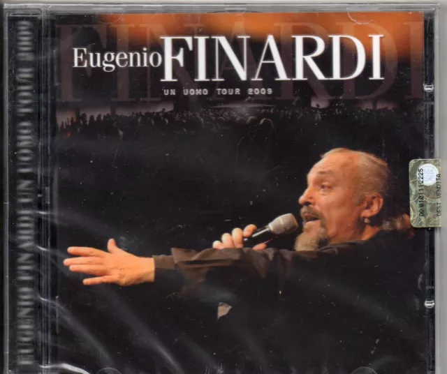 EUGENIO FINARDI CD UN UOMO TOUR 2009 nuovo SIGILLATO