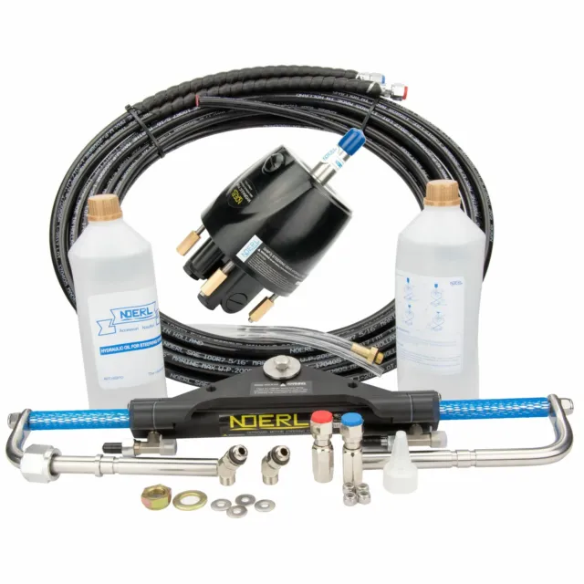 Boat Hydraulic Steering System Kit Marine Outboard Steering Cylinder Helm 150HP