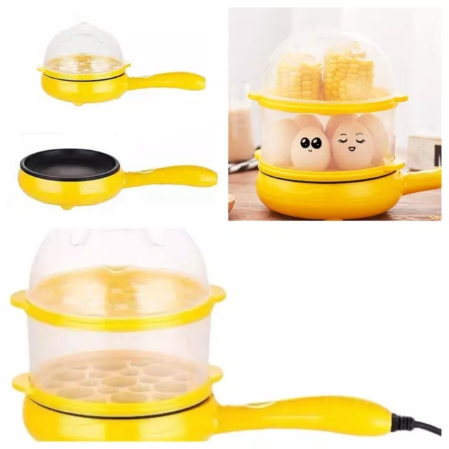 Fried Eggs Eggs Boiler Electric Egg  Cooker Frying Pan Food Steamer Egg Steamer