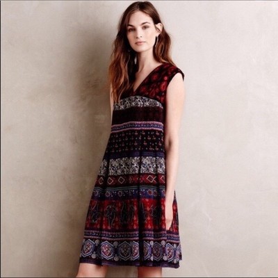 Anthropologie KAS New York Lourdes Swing Dress XS