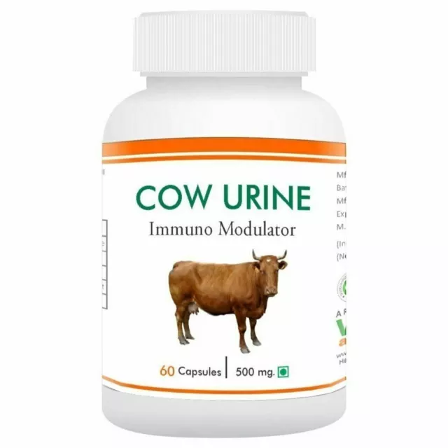 Best Quality COW URINE 60 Caps BY VHCA - 500 mg | Best Deal ll FREE SHIPPING