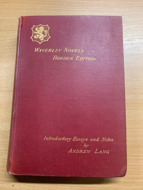 1893 Walter Scott CM Legend Of Montrose " Andrew Lang Hinweise Antik Buch (P5)