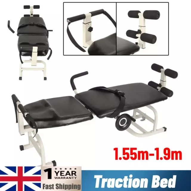 Bed Table Cervical Lumbar Traction Bed Body Stretching Device Therapy 1.55m-1.9m