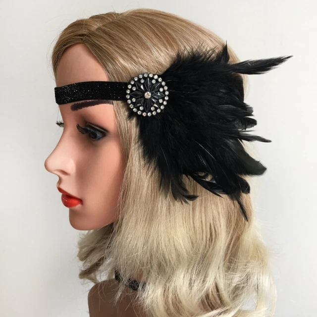 per capelli con piume Costume di scena Costume da festa Accessori per capelli