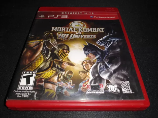 Mortal Kombat vs. DC Universe GH Sony Playstation 3 PS3 LN perfect condition